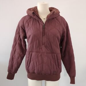 Prana Esla Half Zip Pullover Women's - Burgundy